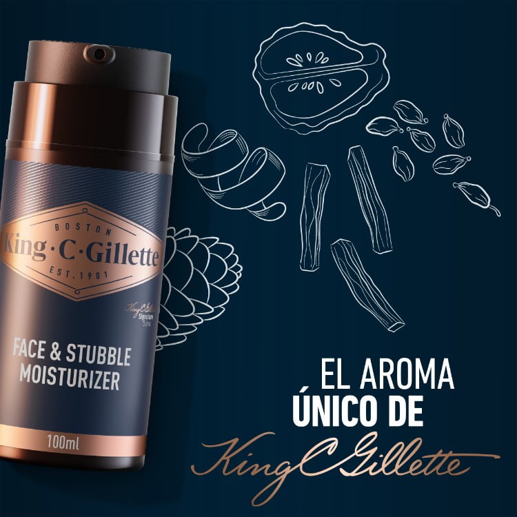 Crema Hidratante Para Tu Barba Y Cara | King. C. Gillette ES