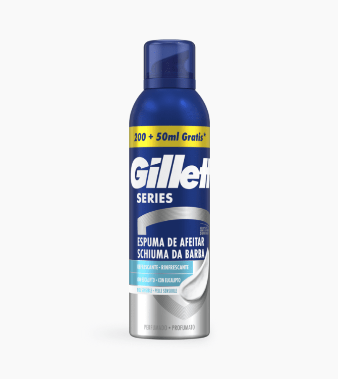 Gillette Series Espuma de afeitar refrescante con eucalipto