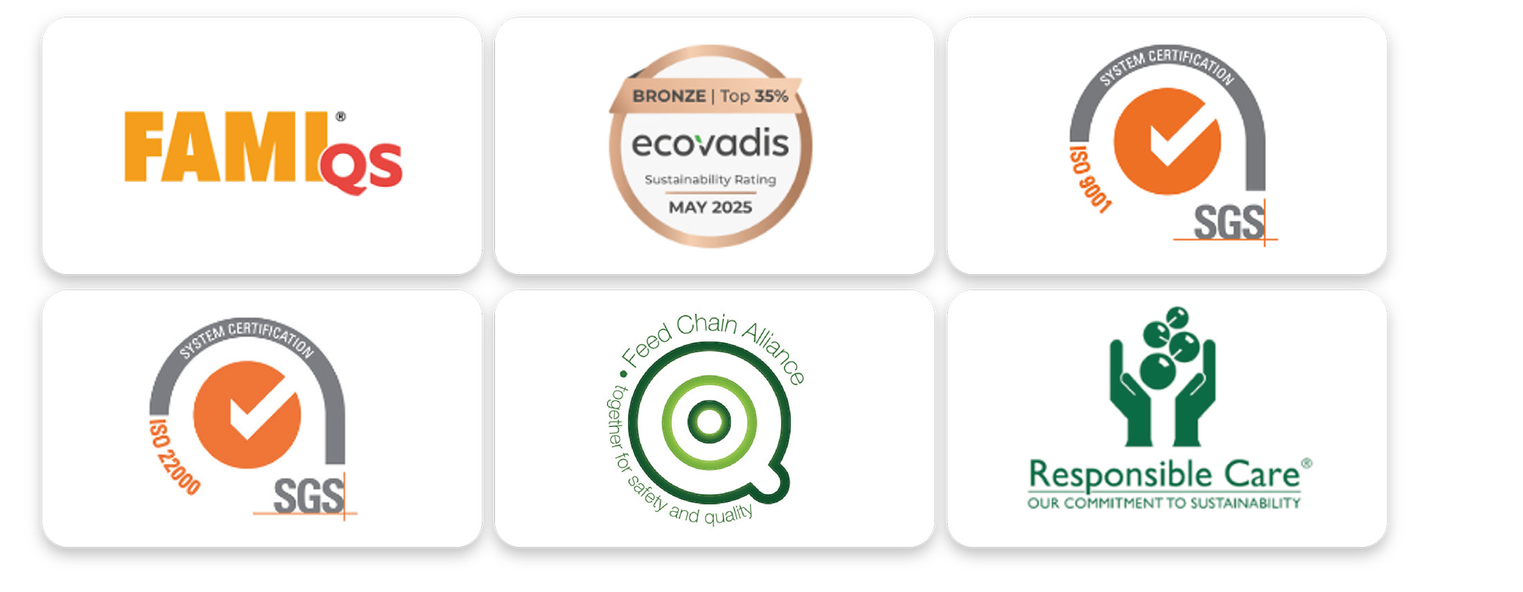 Benelux 6 Member logos