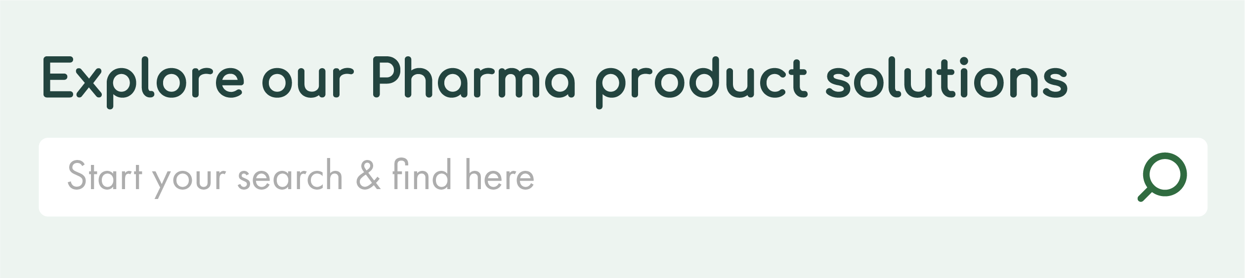 Vidara Pharma product Search bar