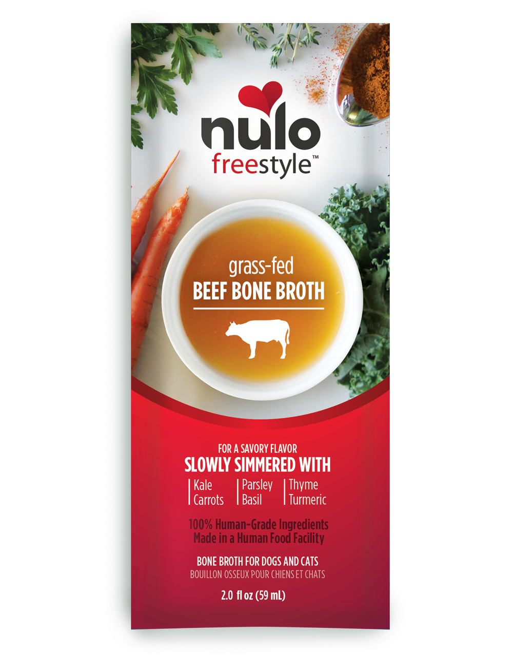FreeStyle Grass-Fed Beef Bone Broth | Nulo Pet Food