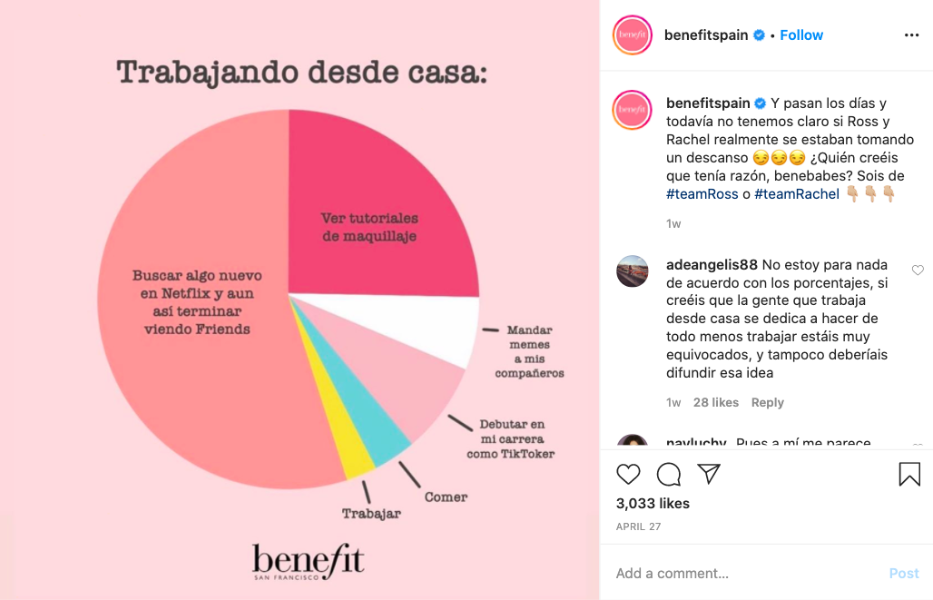 Benefit cosmetics deals staff allocation