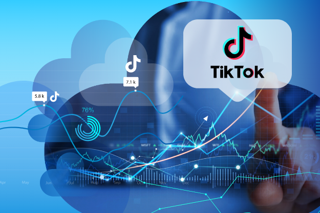 Top image: TikTok analytics