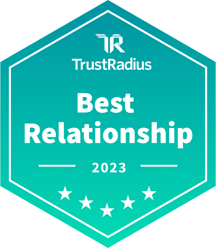 Emplifi - TrustRadius Best Relationship 2023 Badge