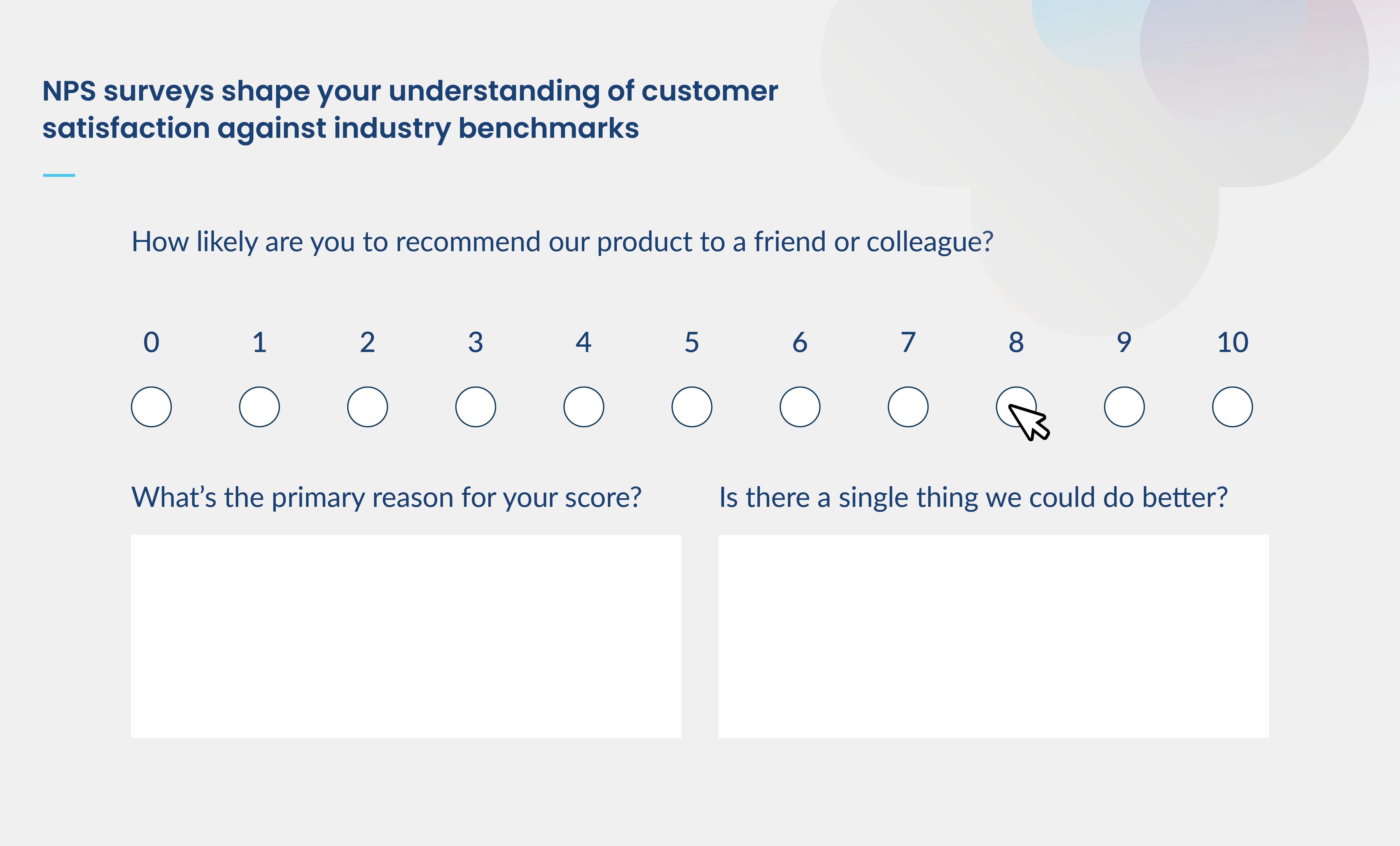 NPS surveys shape your understanding of customer satisfaction against industry benchmarks
