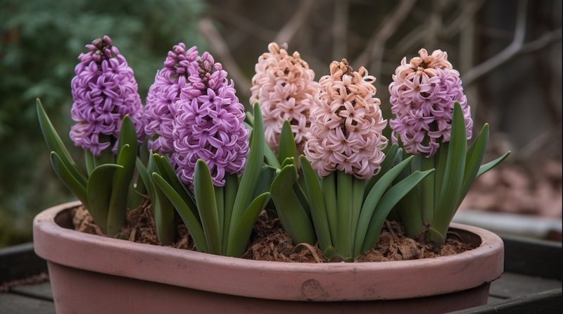 a hyacinth plant outdoors
