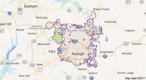 Raleigh Nc City Limits Map 10 Things To Know Before Moving To Raleigh | Alcove Blog