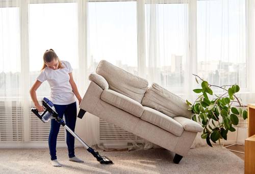 cleaning your living room