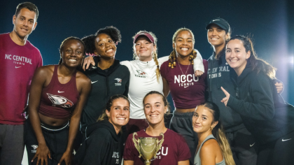 North Carolina Central Women's Tennis Team Honored for 2023 HBCU National Championship Win