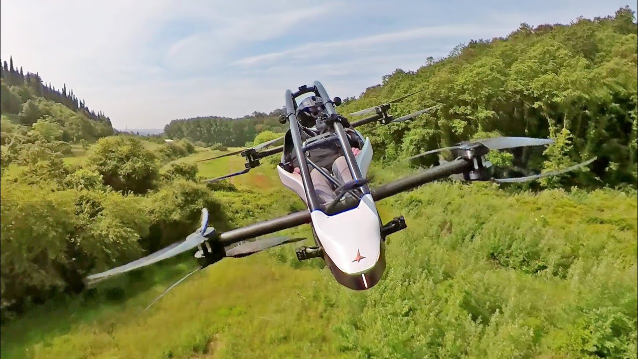 The World's First EVTOL Commute to Work Jetson Personal Electric