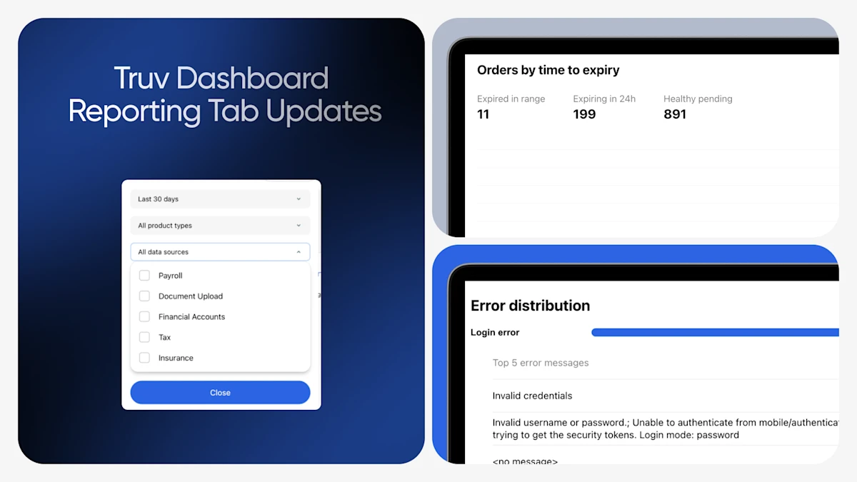 Enhanced Reporting Tab in Truv Dashboard