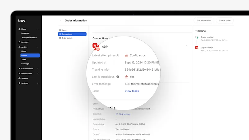 Suspicious Link Column in Dashboard