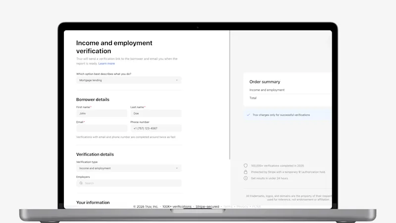 Draft order in the pay-as-you-go verification flow