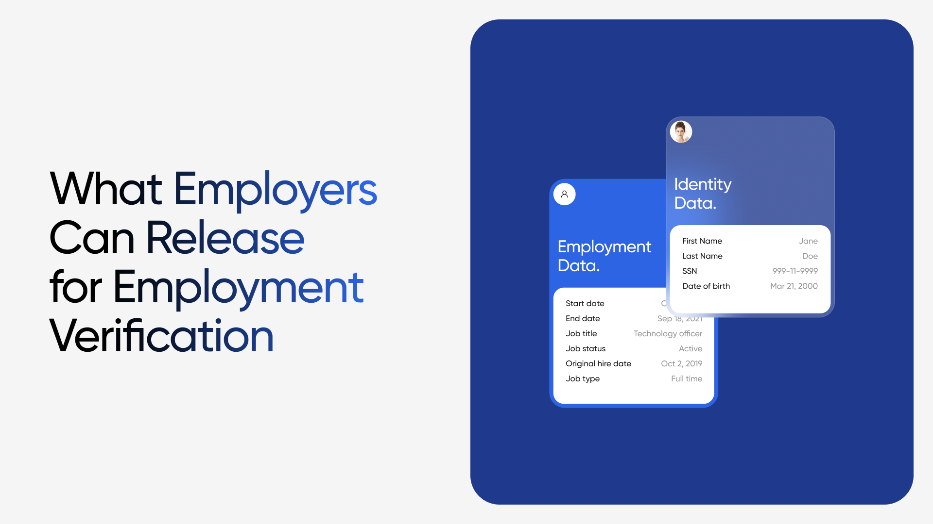 What Employers Can Release for Employment Verification: Key | Truv