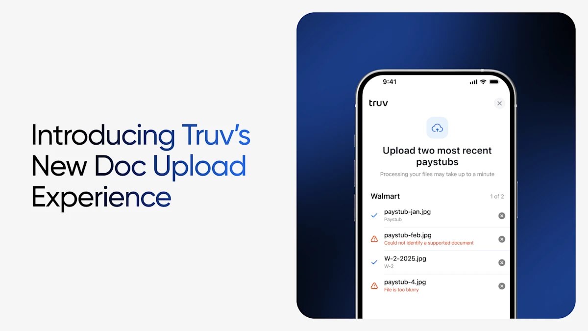 Introducing Truv's New Document Upload: A Smarter, Guided Experience