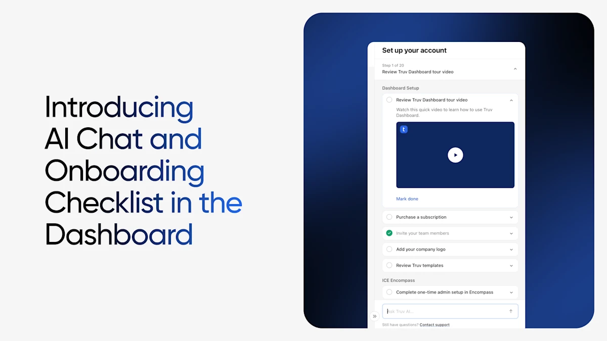 Introducing The Dashboard AI Chat and Onboarding Checklist