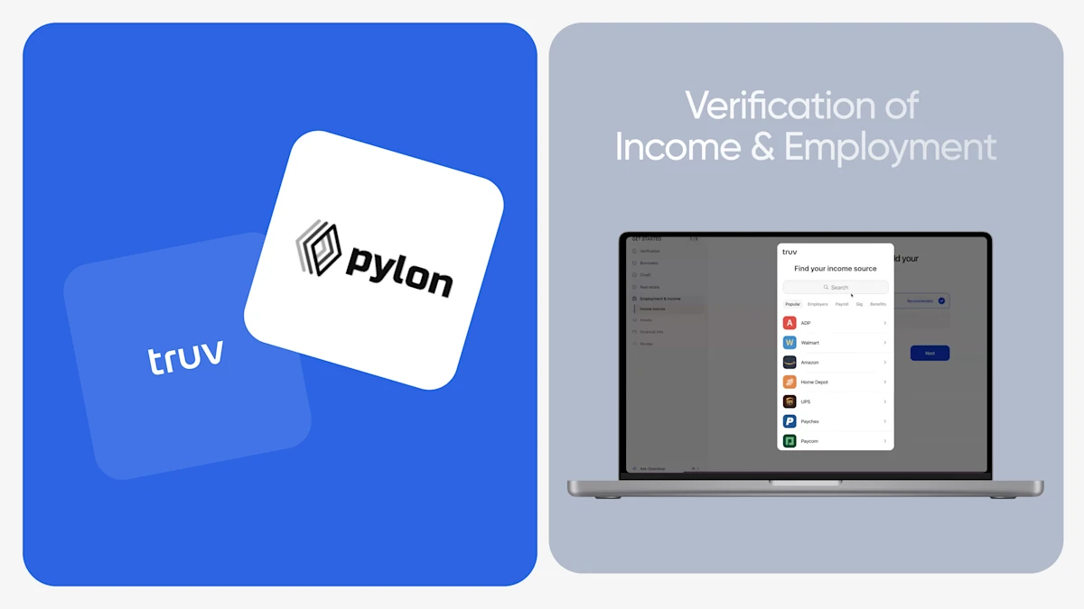 Truv Integrates with Pylon to Power Real-Time Verifications for Autonomous Mortgages