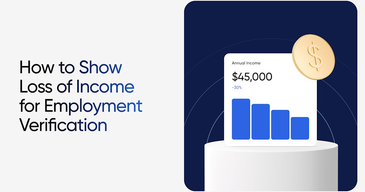 Auto Income Validation Image Showing Income Loss in Employment Verification | Truv