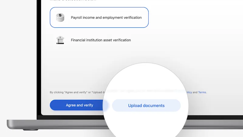 Upload Documents Feature