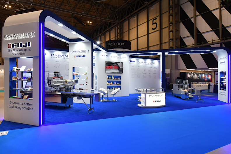 Paramount Packaging at the PPMA Show Side Stand