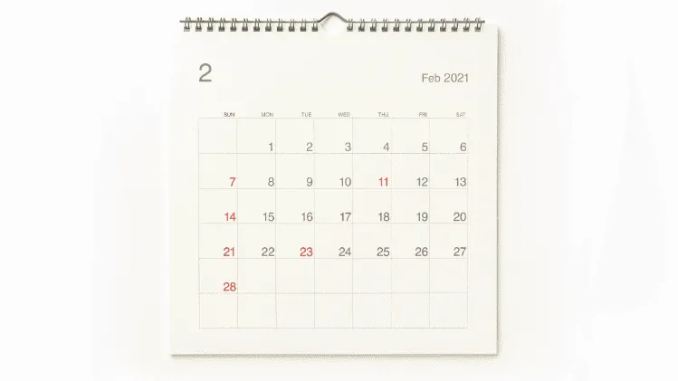 calendario fisico