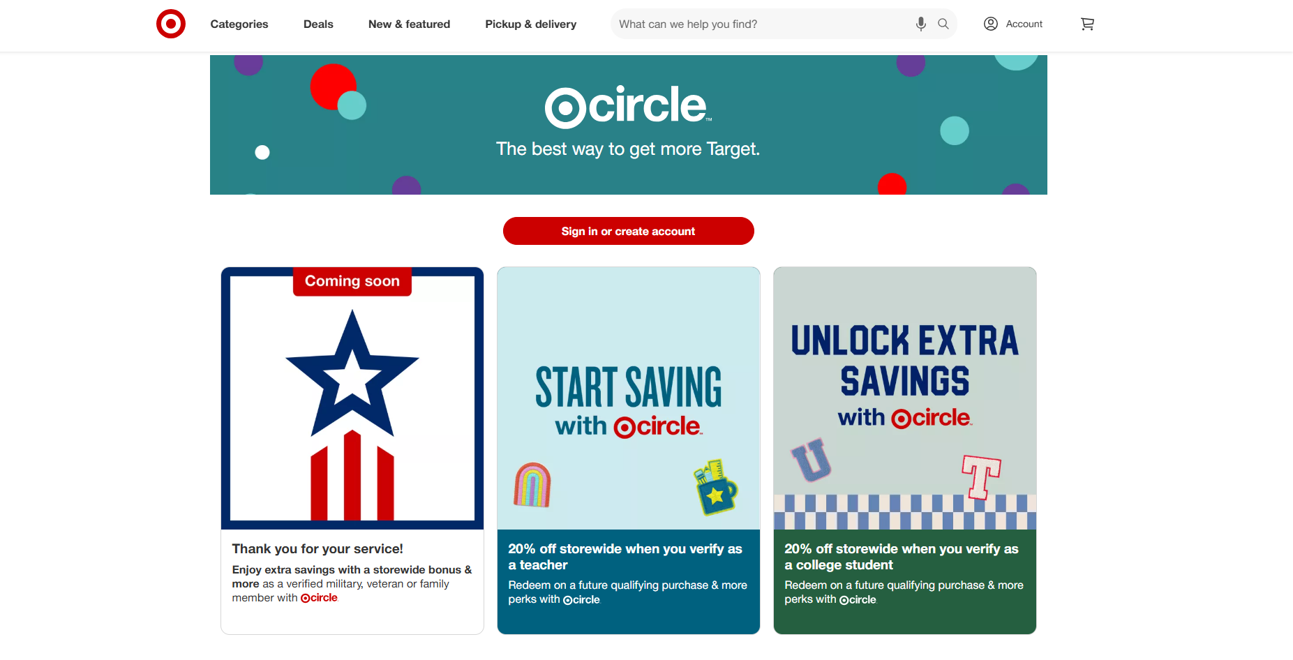 target circle