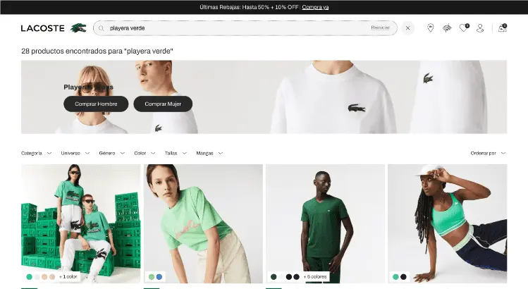 lacoste screenshot