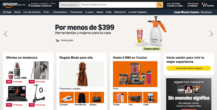 amazon website