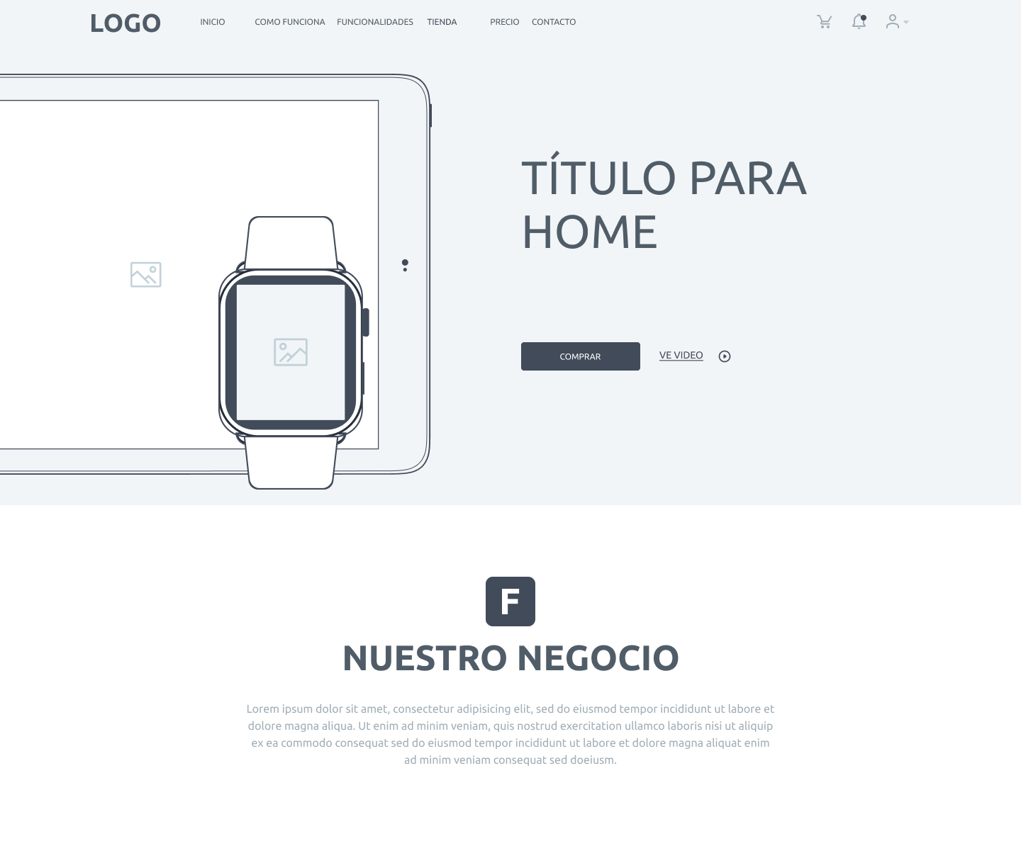 ejemplo wireframes