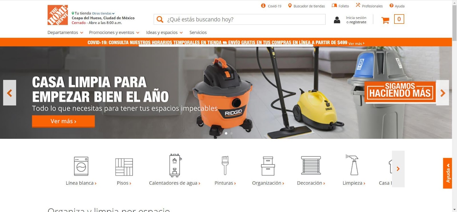 home depot website