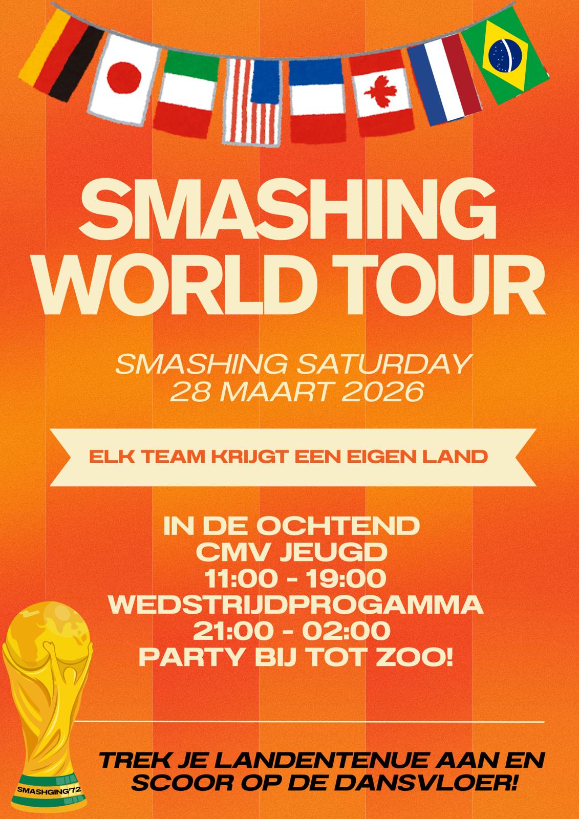 Smashing Saturday 28 Maart 2026