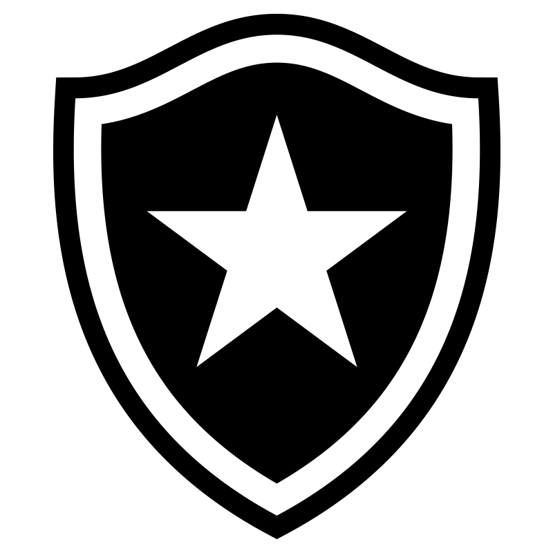 Imagem com o escudo do Botafogo