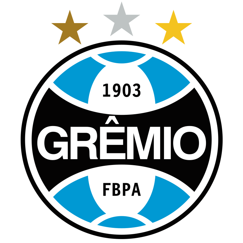 Imagem com o escudo do Grêmio 