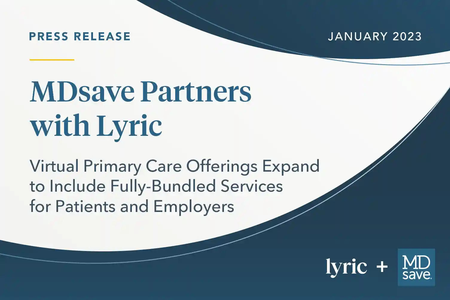 Lyric Health Announces New Partnership with MDsave