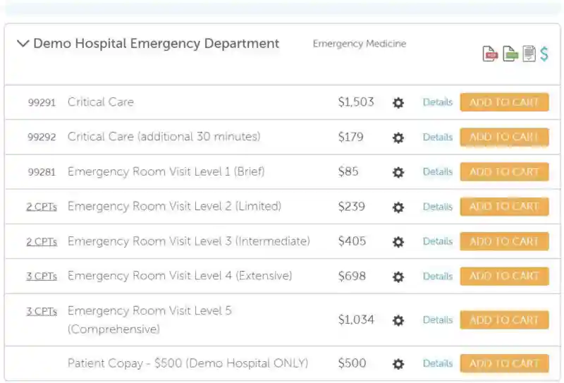 Some CPT codes allow bundles to be built by level of service complexity