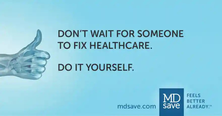 Don’t Wait for Someone to Fix Healthcare. Do it Yourself.