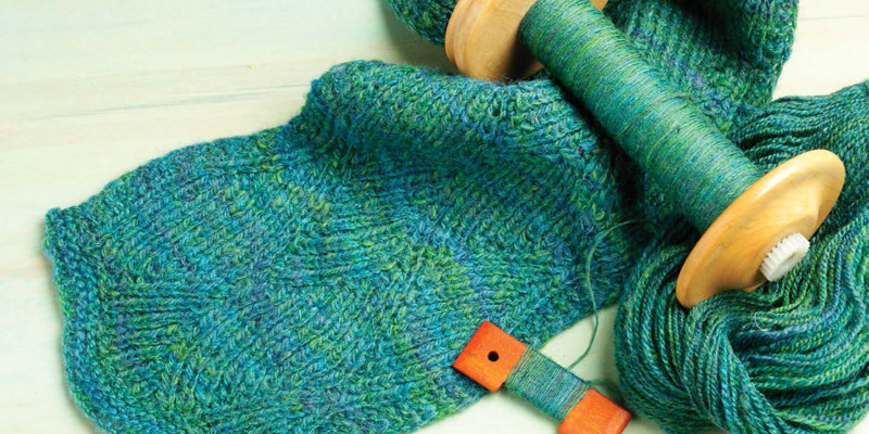 Scarf Knitting Patterns Free Homespun Yarn Patterns To Knit