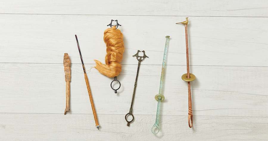 A Time-Tested Fiber Management Tool: The Modern Handheld Distaff Image