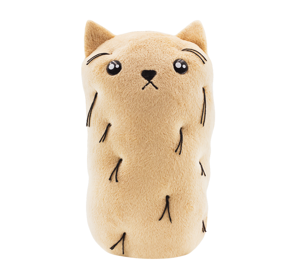 Hairy Potato Cat Mini Plush