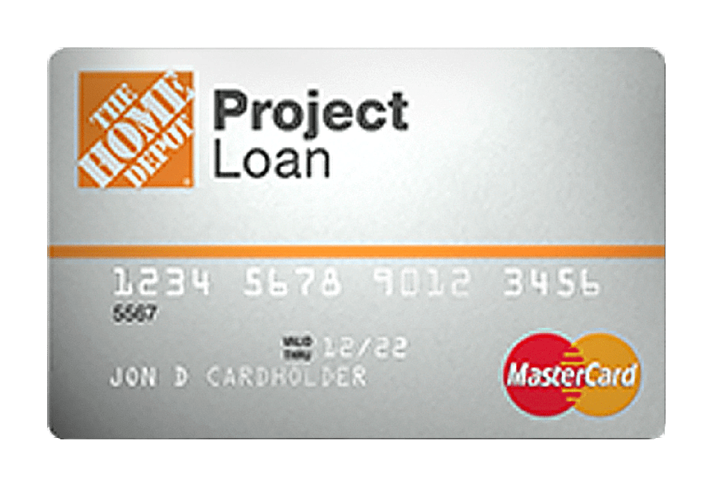 Home Depot Project Loan Card — Tally