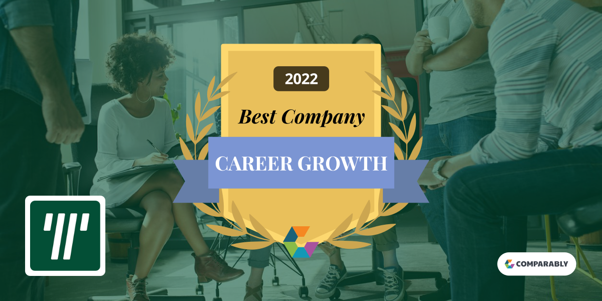 Tally Named Best Company for Career Growth in 2022 Comparably Awards