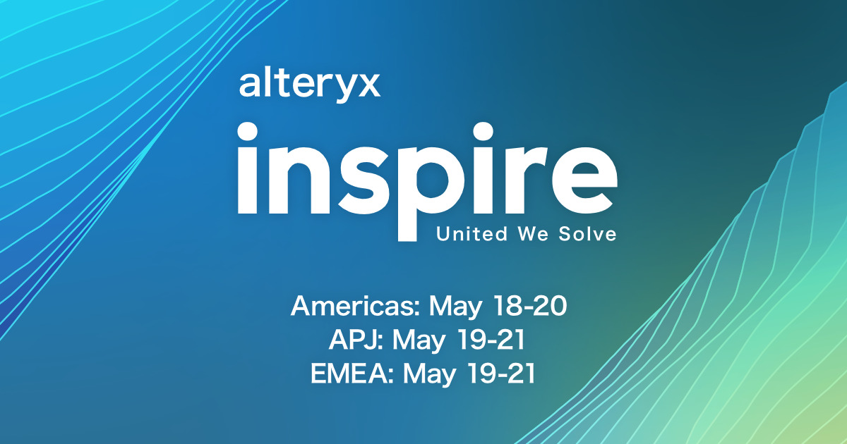 Alteryx Inspire 2021