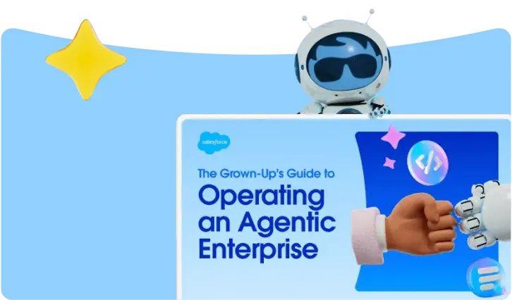 Image of the cover of the guide: The Grown-Up’s Guide to Operating an Agentic Enterprise