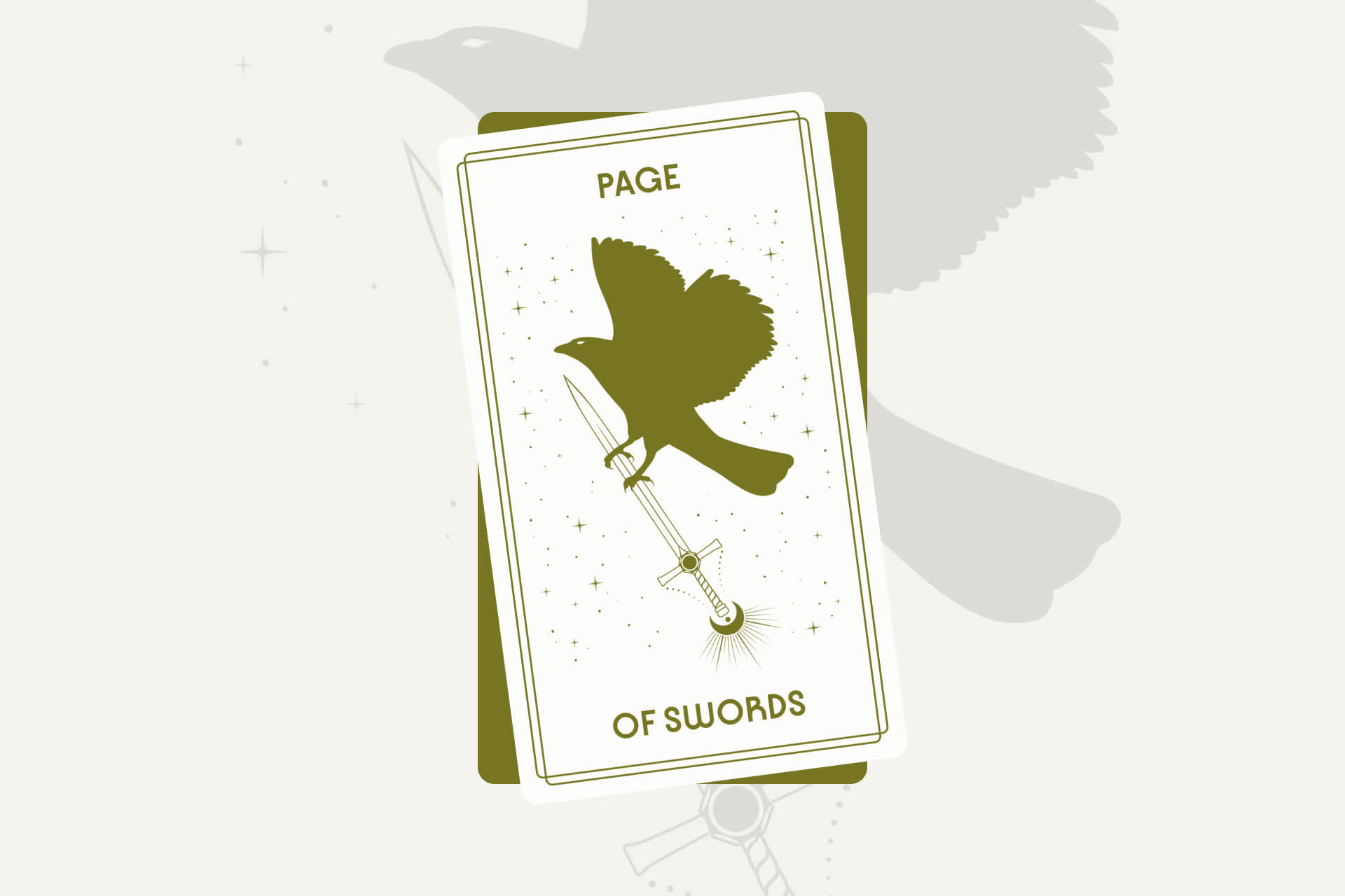 Page of Swords Tarot Card