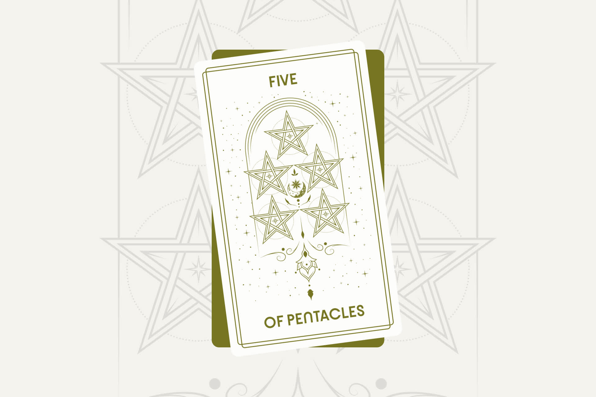 Five of Pentacles Tarot Card