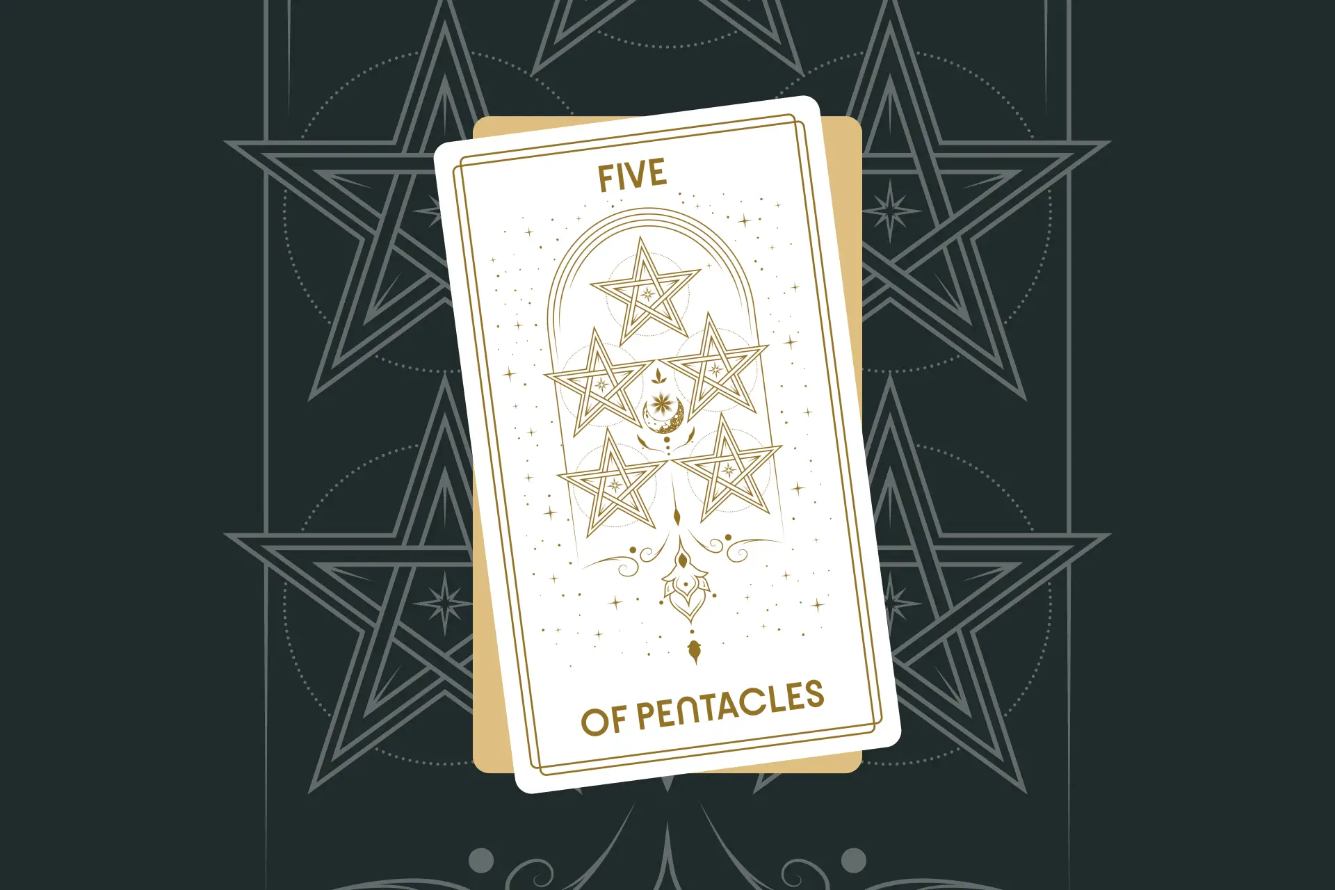 Five of Pentacles Tarot Card