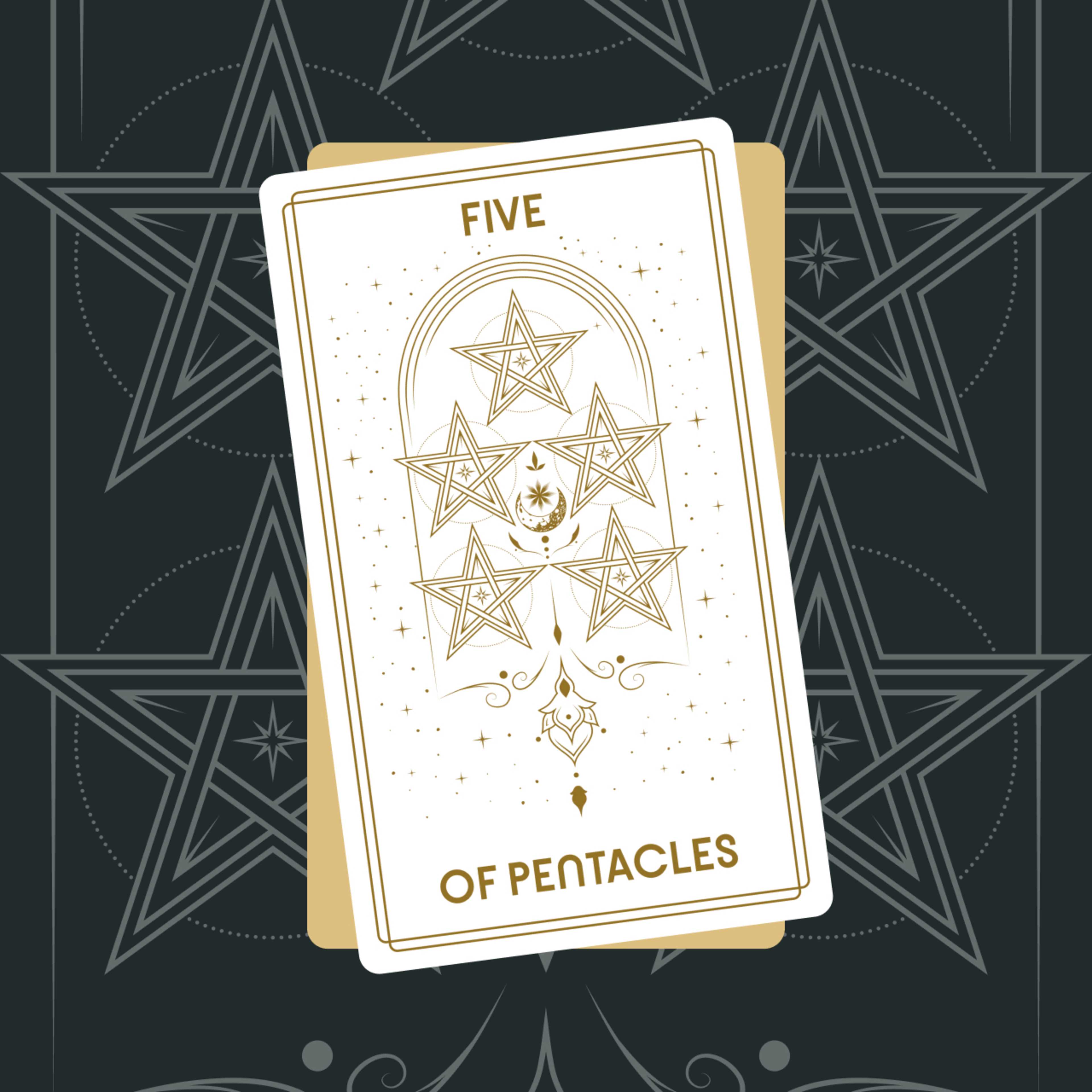 Five of Pentacles Tarot Card