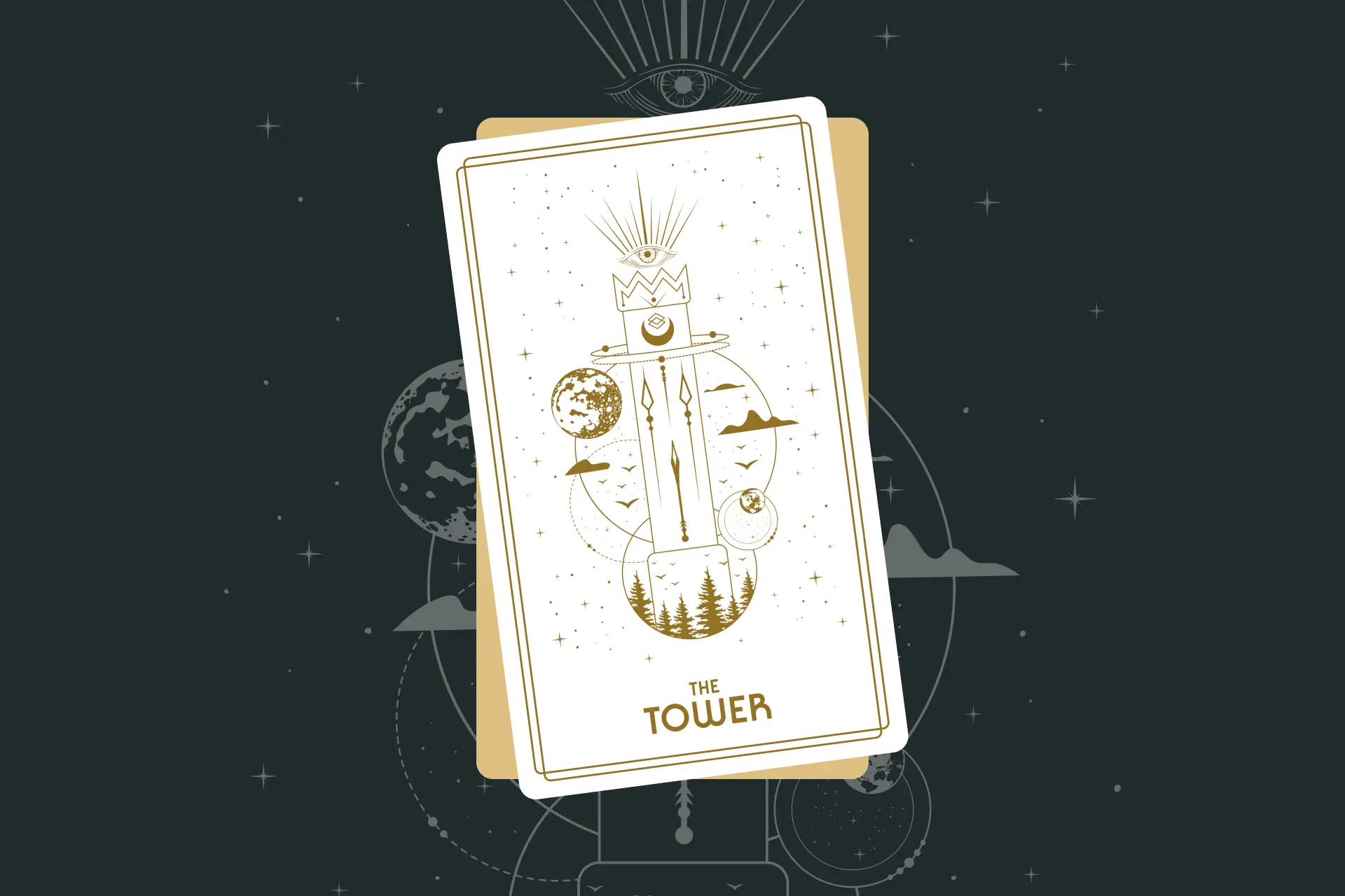 The Tower Tarot Card (Major Arcana #16)
