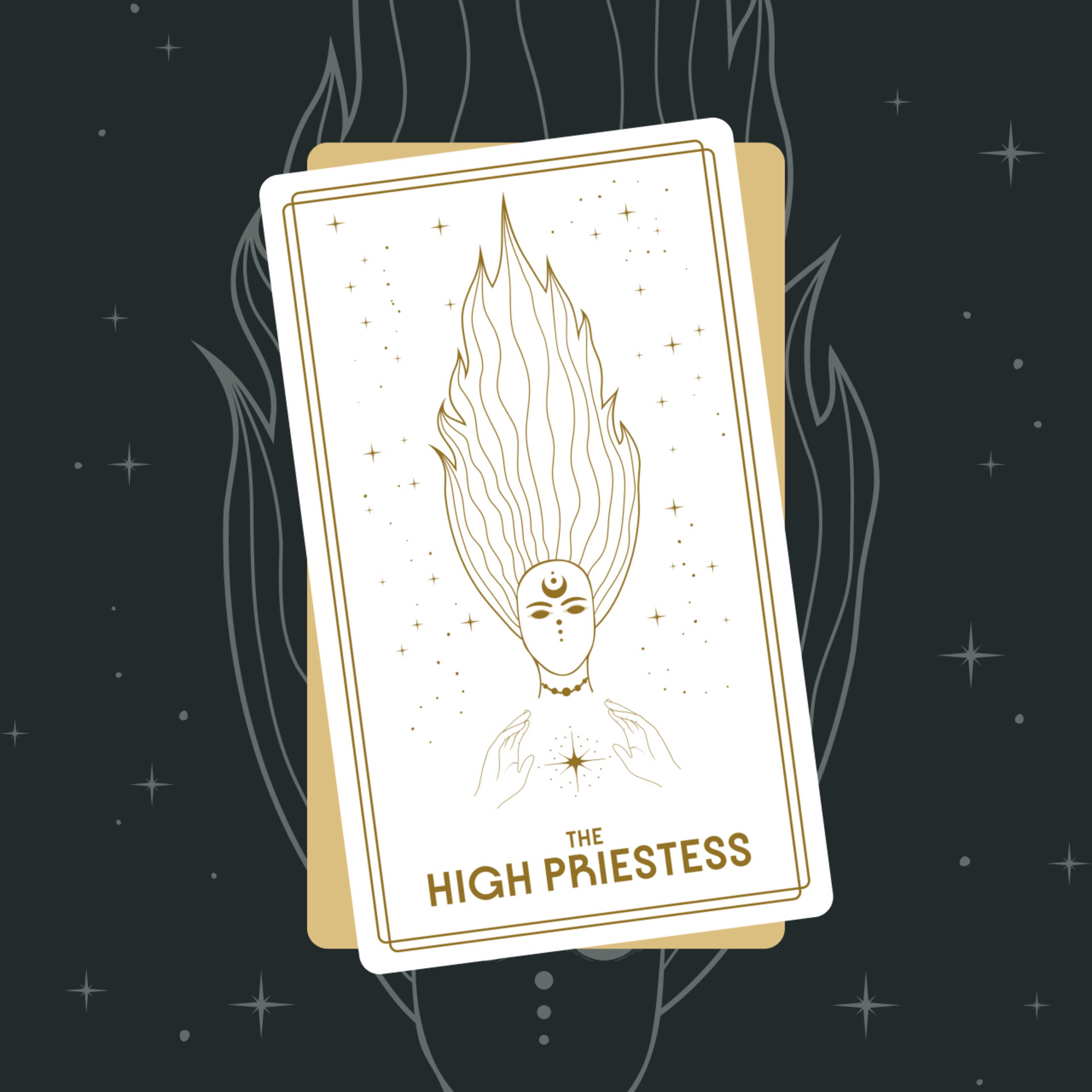 The High Priestess Tarot Card (Major Arcana #2)