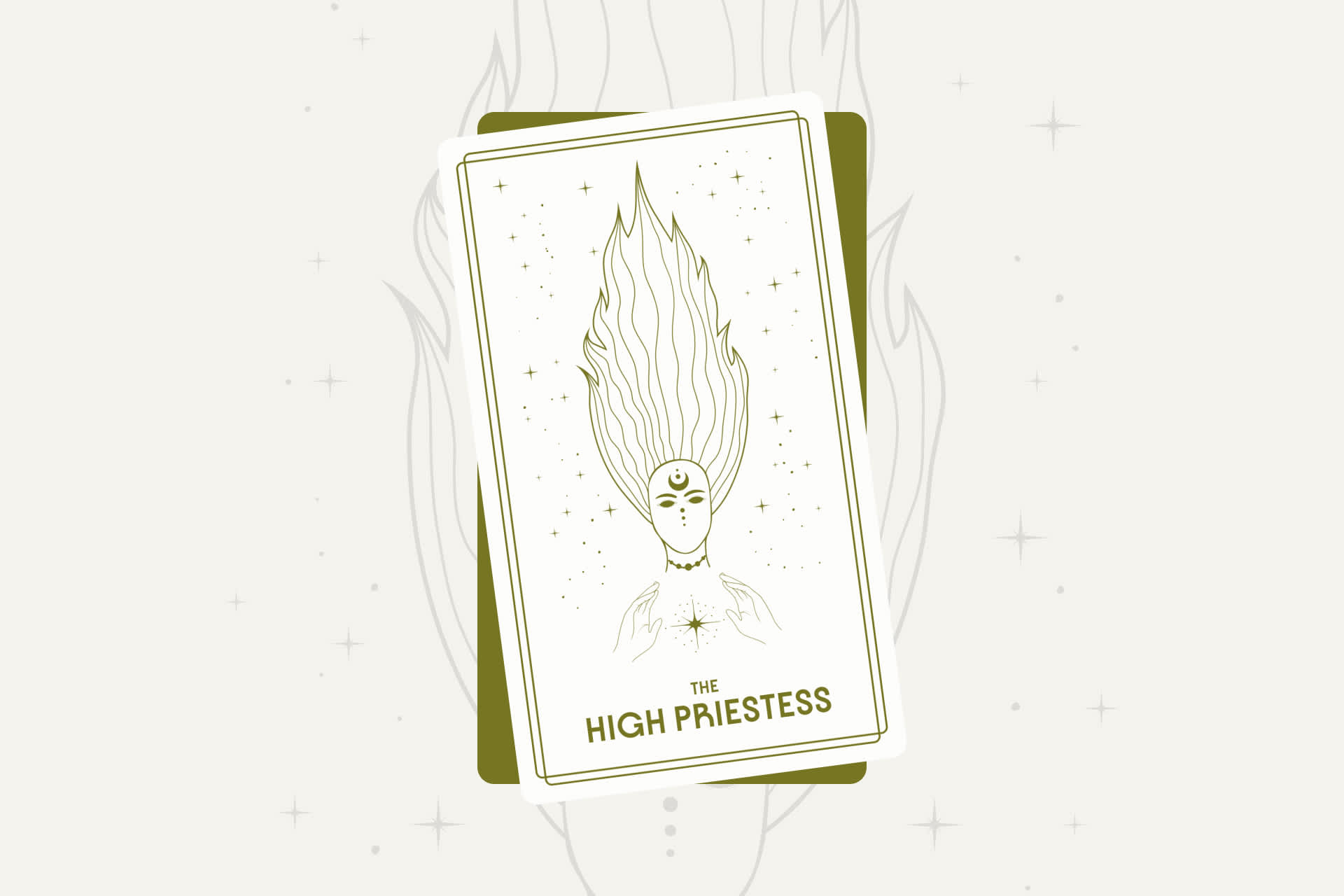 The High Priestess Tarot Card (Major Arcana #2)